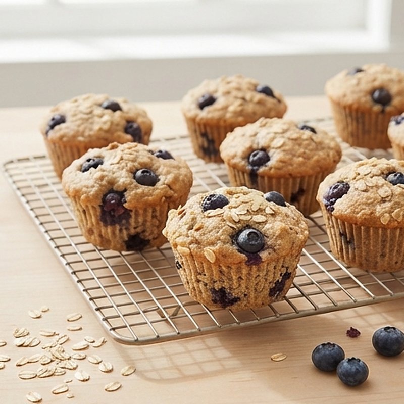 Blueberry Oat Breakfast Muffins