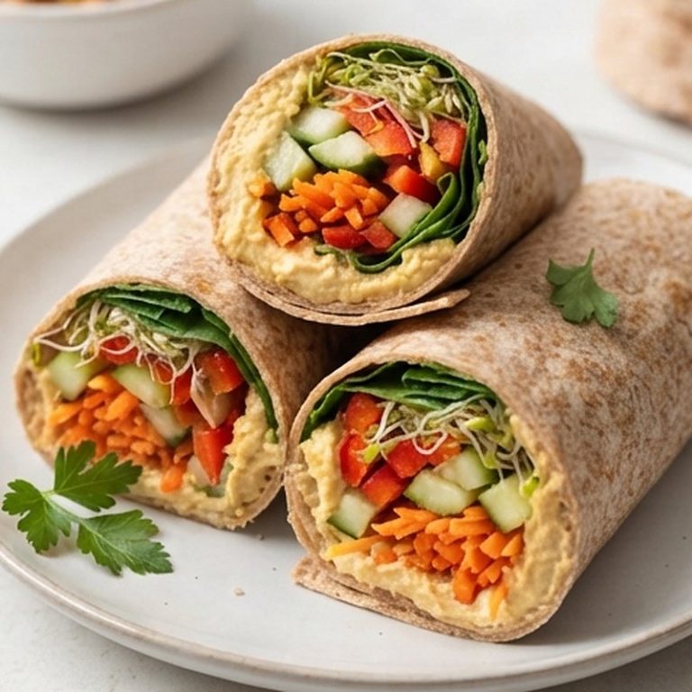 Hummus Veggie Wraps
