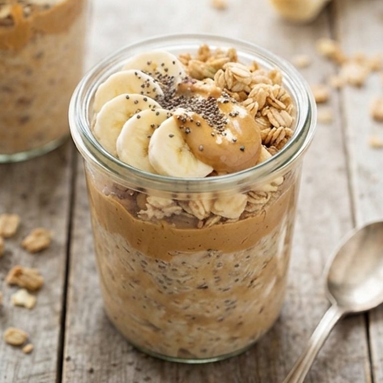 Peanut Butter Banana Overnight Oats