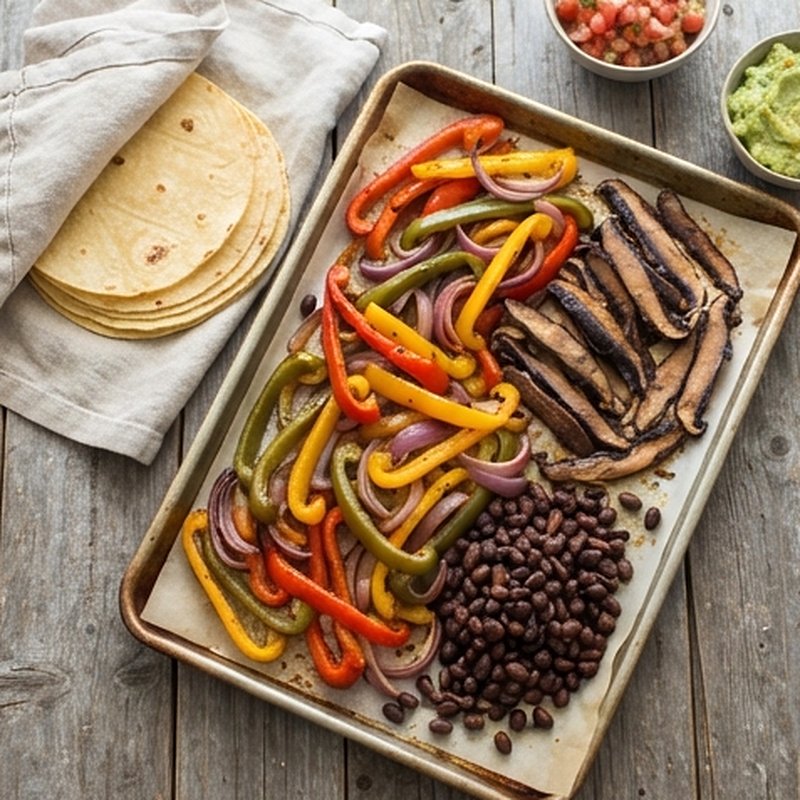 Sheet Pan Veggie Fajitas