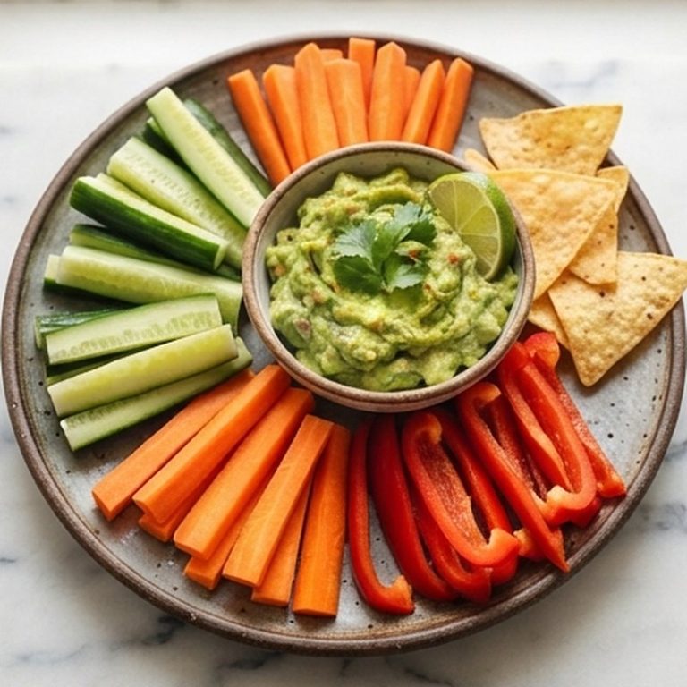 Veggie Sticks with Chunky Guacamole